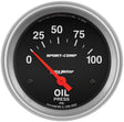 Autometer Sport-Comp Series Oil Pressure Gauge (AU3522) AU3522
