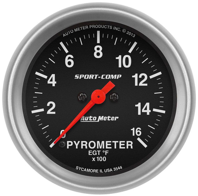 Autometer Sport-Comp Series Pyrometer Gauge (AU3544) AU3544