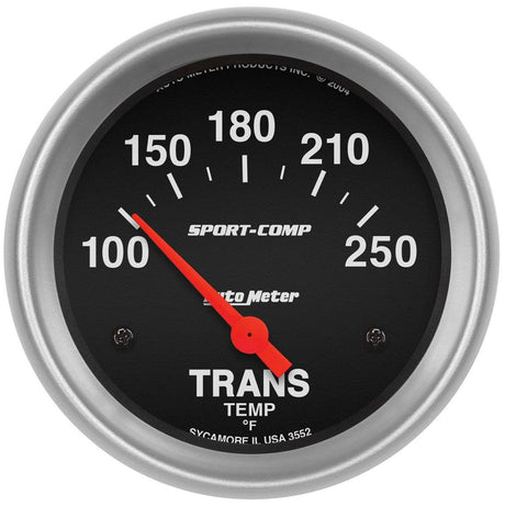 AutoMeter Sport-Comp Series Transmission Temperature Gauge (AU3552) AU3552
