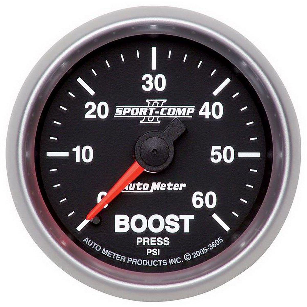 Autometer Sport-Comp II Boost Gauge (AU3605) AU3605