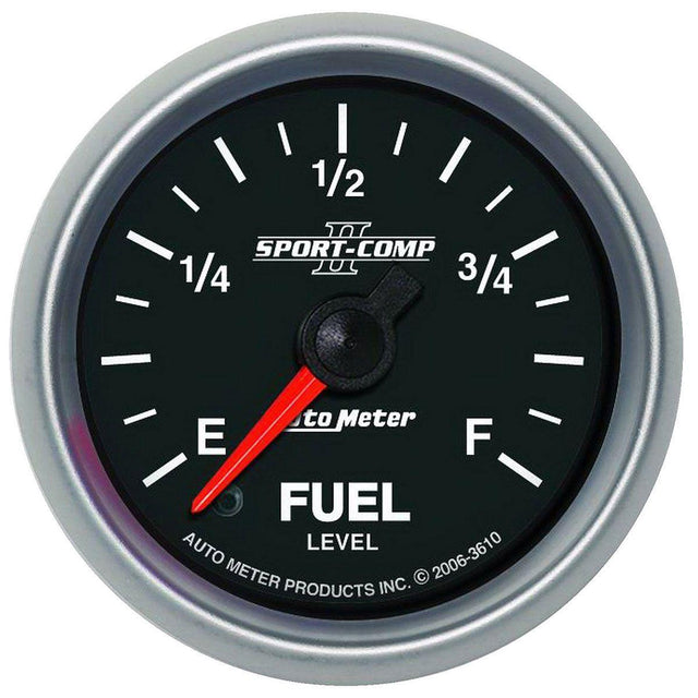 AutoMeter Sport-Comp II Fuel Level Gauge (AU3610) AU3610