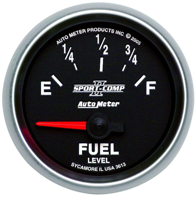 AutoMeter Sport-Comp II Fuel Level Gauge (AU3613) AU3613
