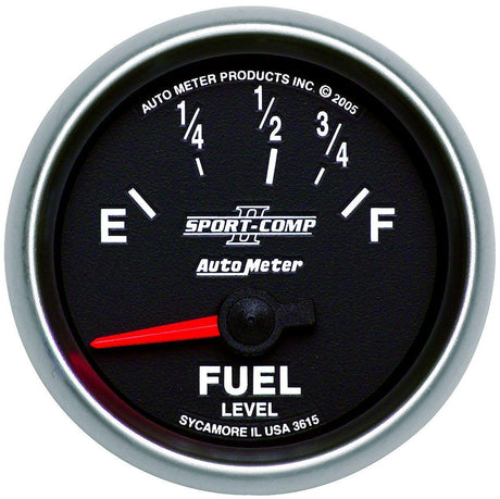 AutoMeter Sport-Comp II Fuel Level Gauge (AU3615) AU3615