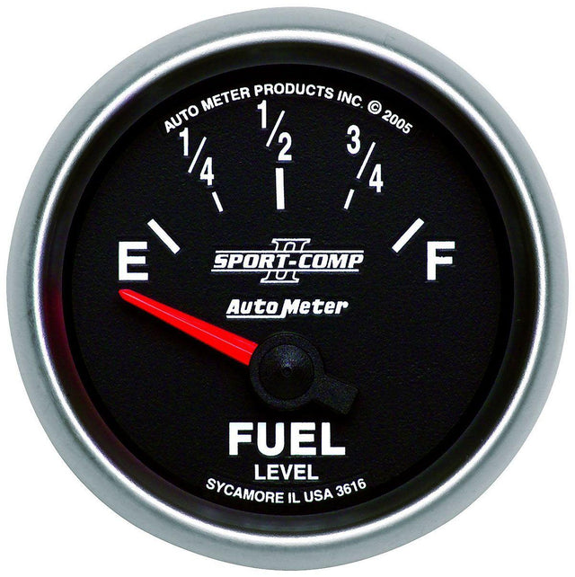 Autometer Sport-Comp II Fuel Level Gauge (AU3616) AU3616