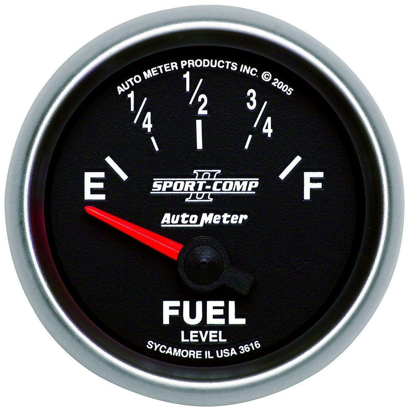 Autometer Sport-Comp II Fuel Level Gauge (AU3616) AU3616