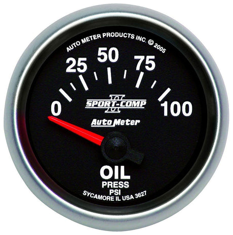 Autometer Sport-Comp II Oil Pressure Gauge (AU3627) AU3627