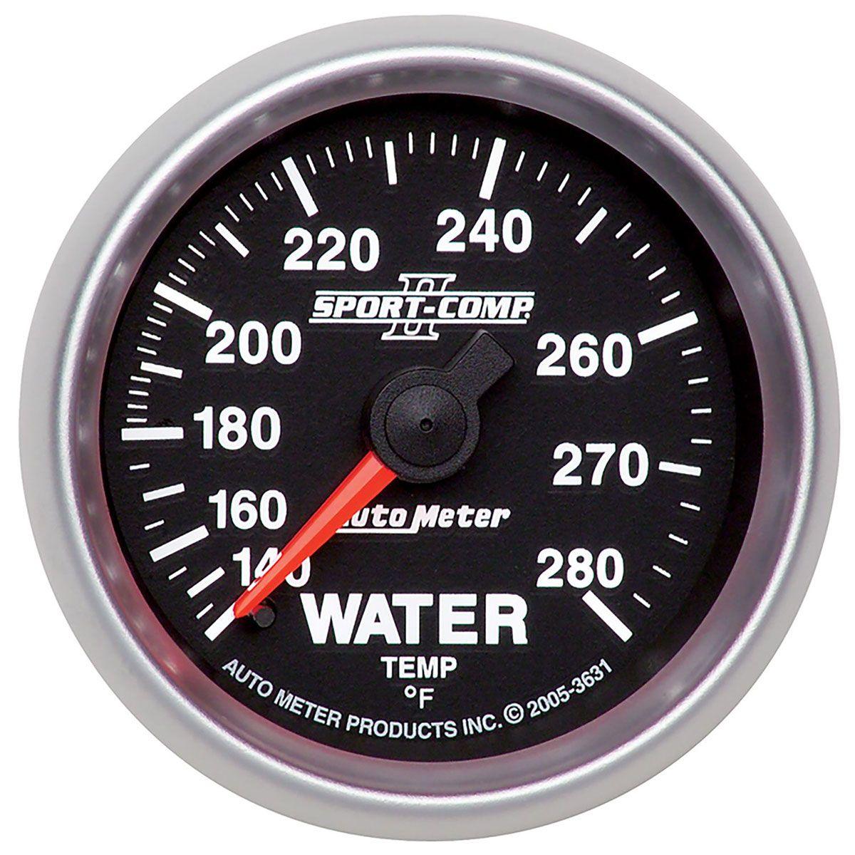 AutoMeter Sport-Comp II Water Temperature Gauge (AU3631) AU3631