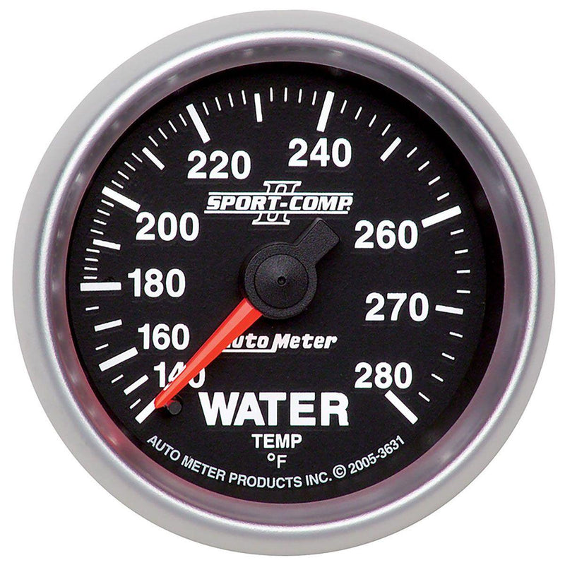 Autometer Sport-Comp II Water Temperature Gauge (AU3631) AU3631