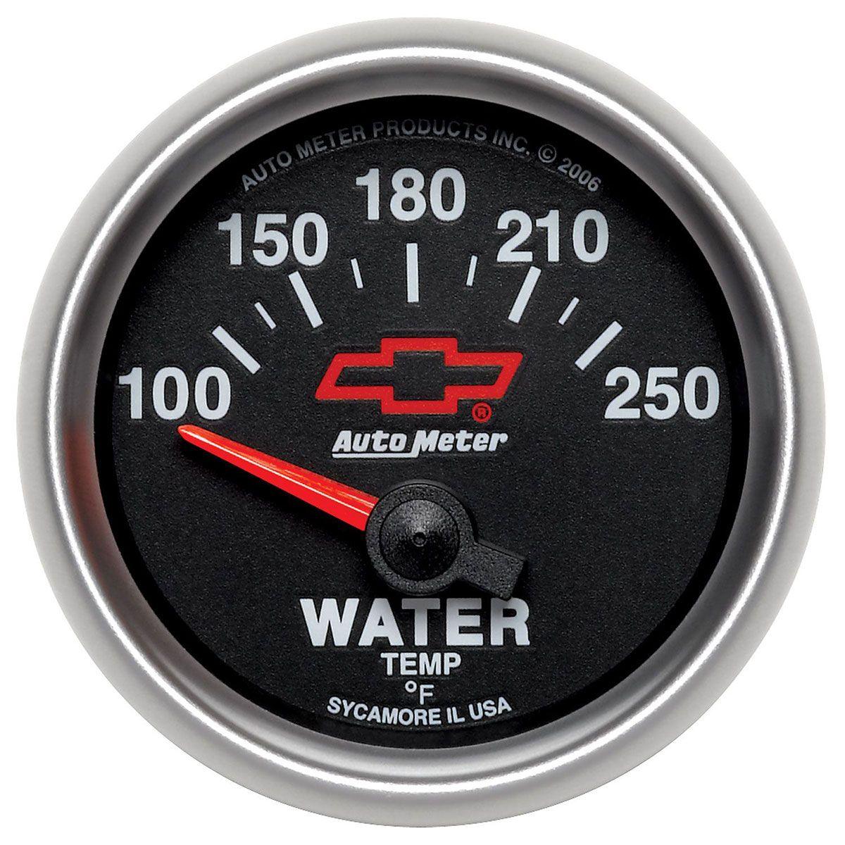 AutoMeter Chev Bow-Tie Water Temperature Gauge (AU3637-00406) AU3637-00406