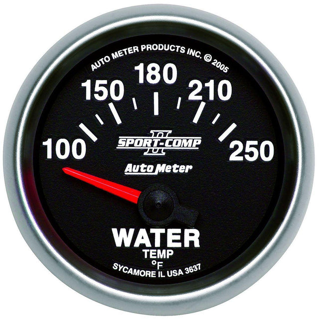AutoMeter Sport-Comp II Water Temperature Gauge (AU3637) AU3637