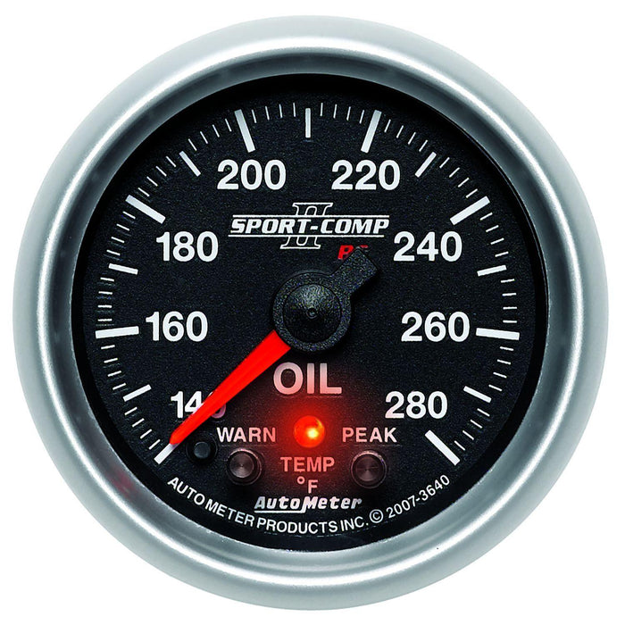 Autometer Sport-Comp II Oil Temperature Gauge (AU3640)