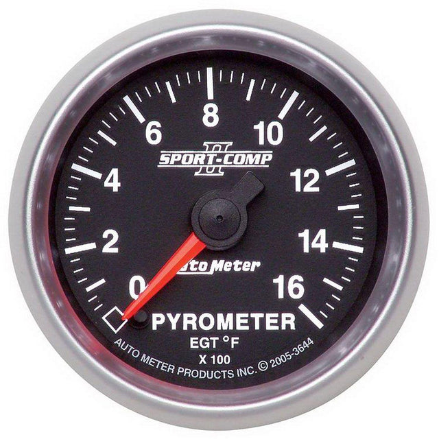 Autometer Sport-Comp II Pyrometer Gauge (AU3644) AU3644