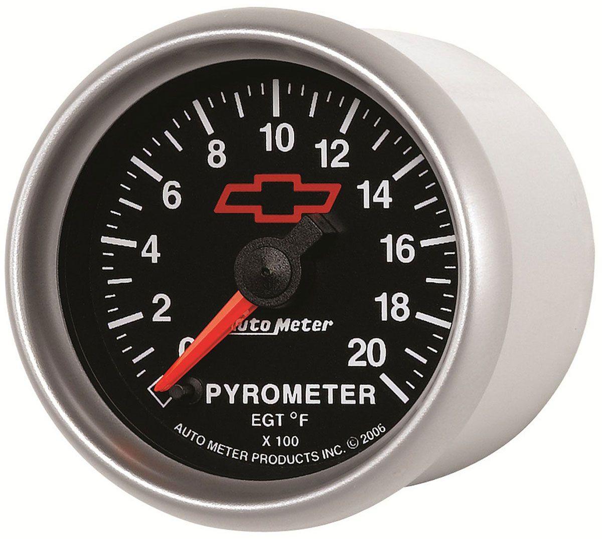 Autometer Chev Bow-Tie Pyrometer Gauge (AU3645-00406) AU3645-00406