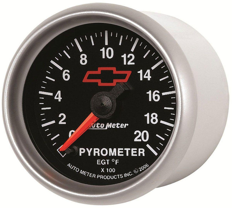 Autometer Chev Bow-Tie Pyrometer Gauge (AU3645-00406) AU3645-00406
