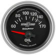 AutoMeter Sport-Comp II Series Oil Temperature Gauge (AU3648-M) AU3648-M