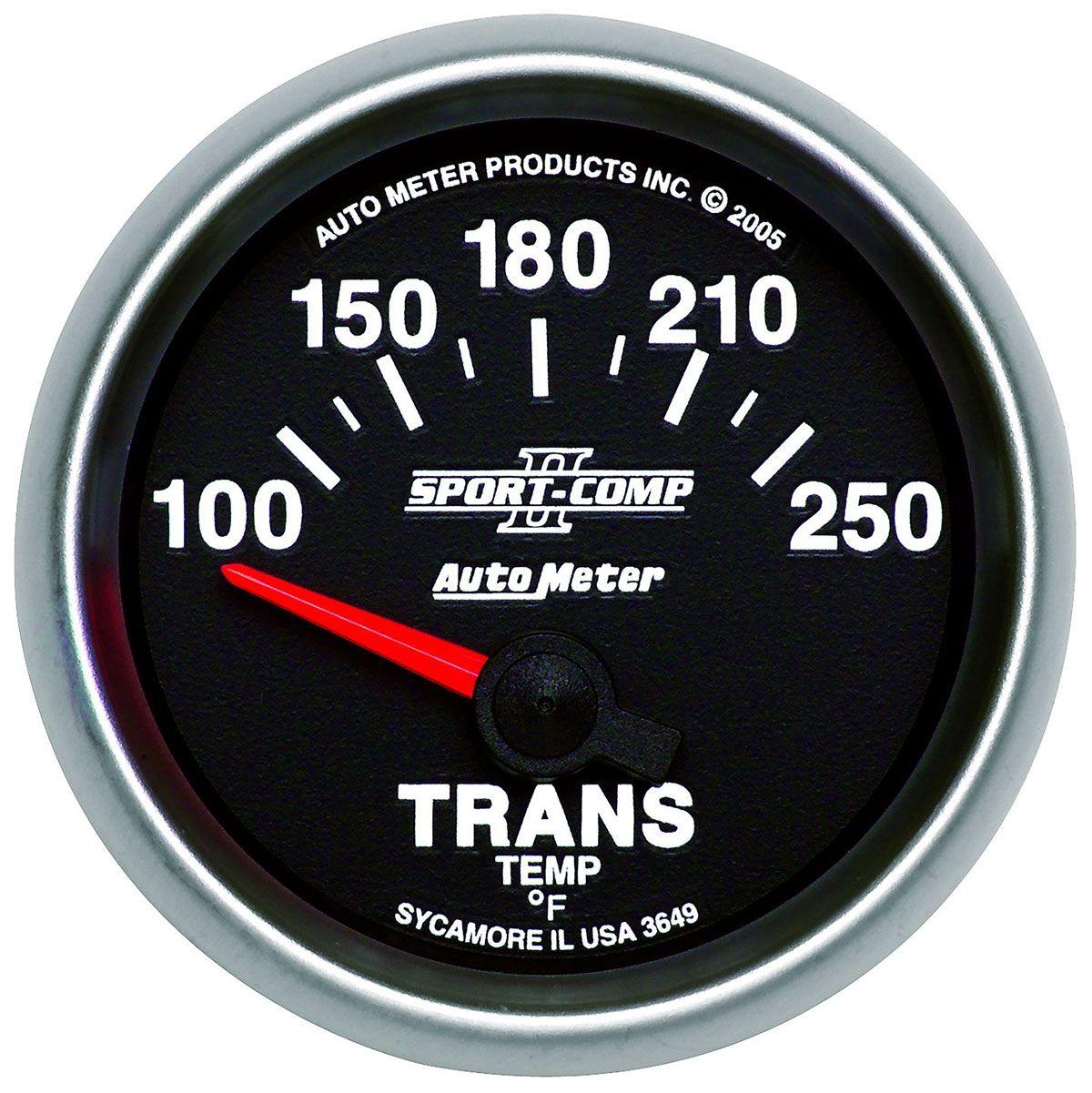 AutoMeter Sport-Comp II Transmission Temperature Gauge (AU3649) AU3649