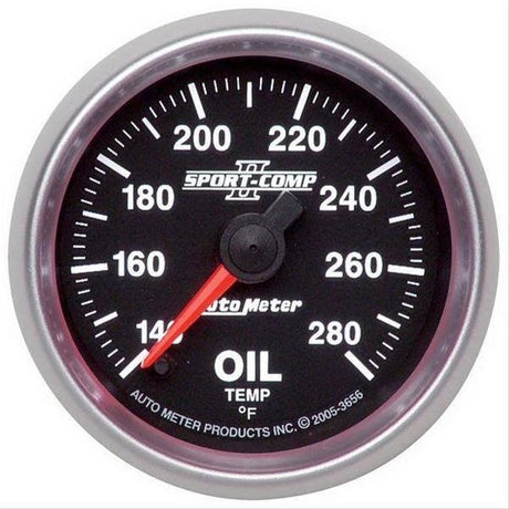 AutoMeter Sport-Comp II Oil Temperature Gauge (AU3656) AU3656