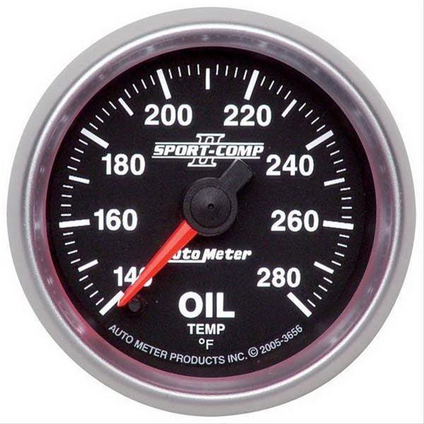 Autometer Sport-Comp II Oil Temperature Gauge (AU3656)