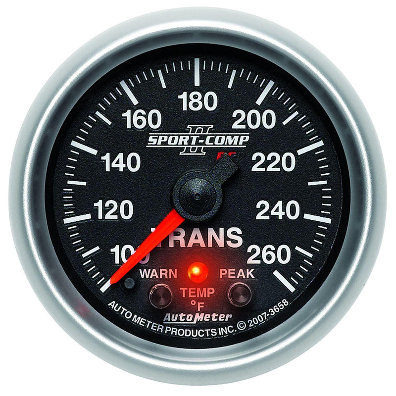 Autometer Sport-Comp II Transmission Temperature Gauge (AU3658) AU3658