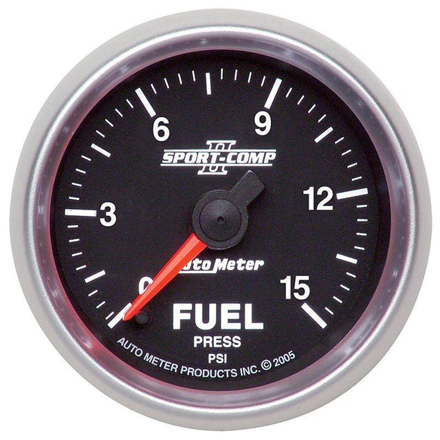 AutoMeter Sport-Comp II Fuel Pressure Gauge (AU3661) AU3661