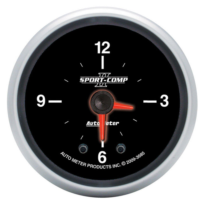 Autometer Sport-Comp II Series Clock (AU3685)