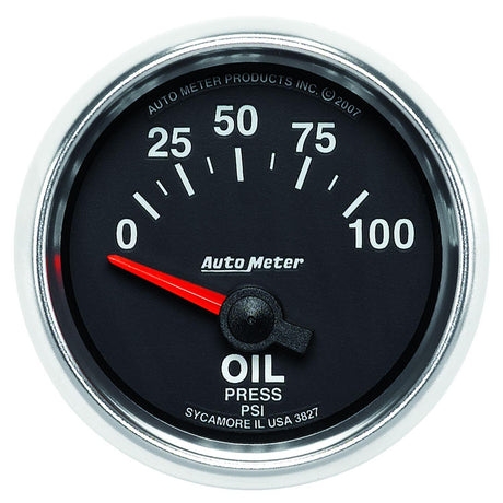 Autometer GS Series Oil Pressure Gauge (AU3827) AU3827
