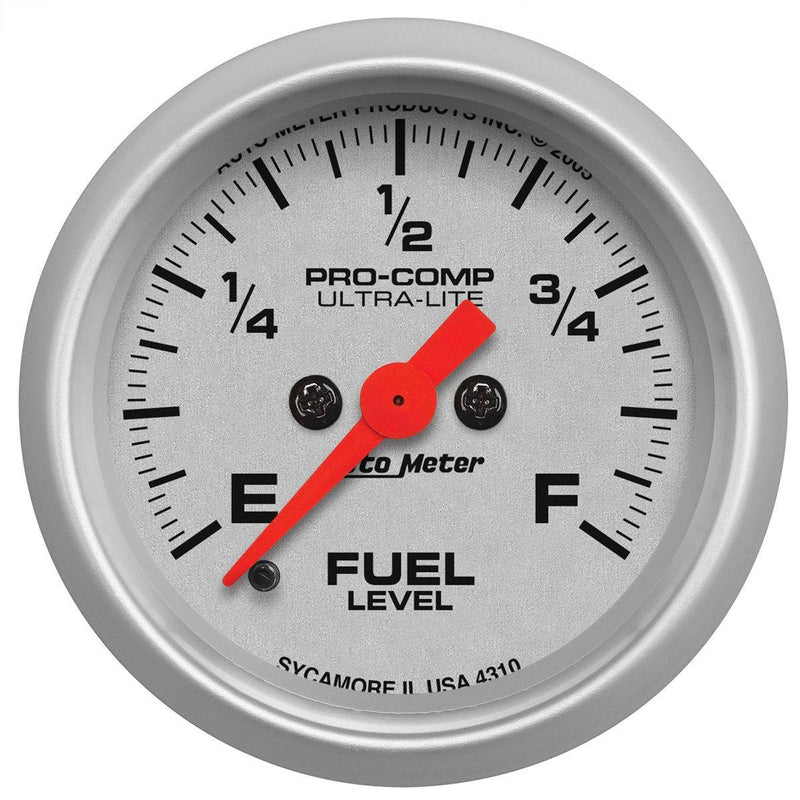 Autometer Ultra-Lite Series Fuel Level Gauge (AU4310) AU4310