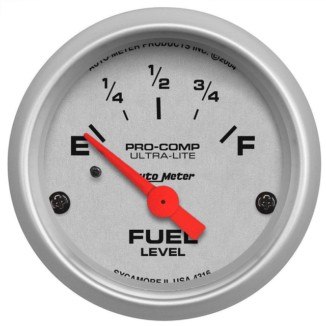 Autometer Ultra-Lite Series Fuel Level Gauge (AU4316) AU4316