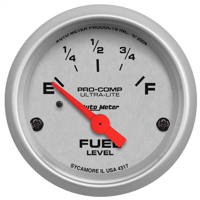 AutoMeter Ultra-Lite Series Fuel Level Gauge (AU4317) AU4317