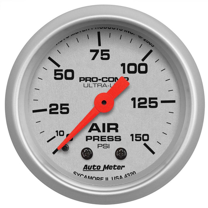 Autometer Ultra-Lite Series Air Pressure Gauge (AU4320)