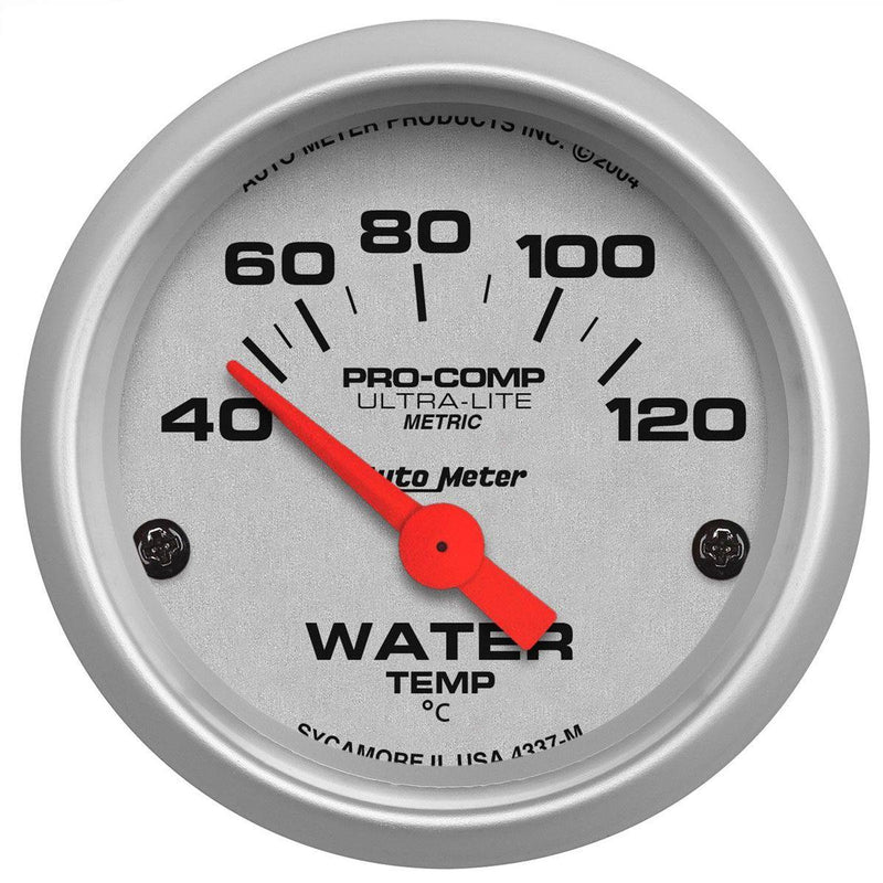Autometer Ultra-Lite Series Water Temperature Gauge (AU4337-M) AU4337-M