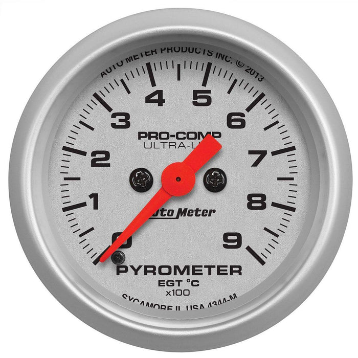 Autometer Ultra-Lite Series Pyrometer Gauge (AU4344-M)