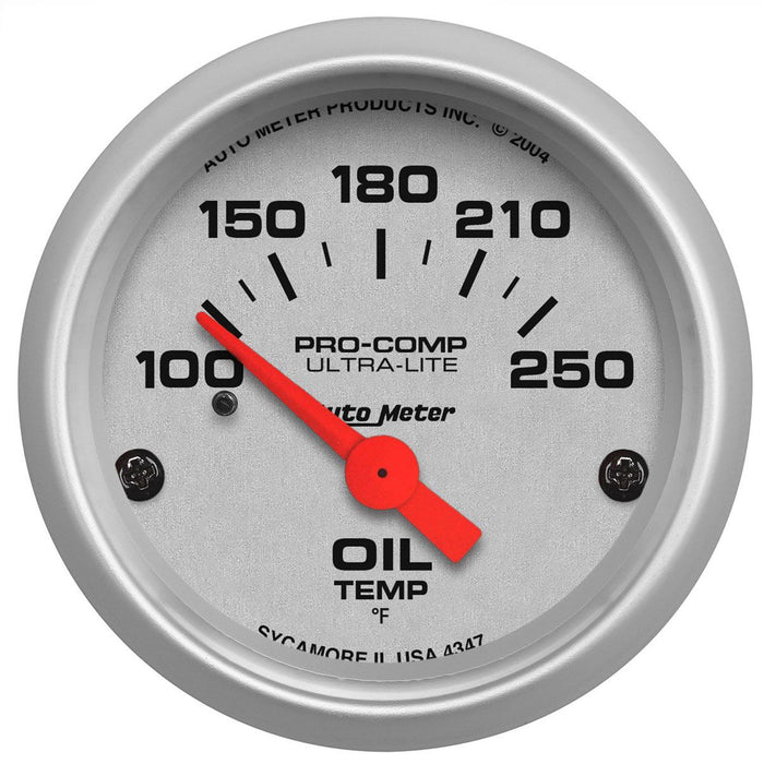 Autometer Ultra-Lite Series Oil Temperature Gauge (AU4347)