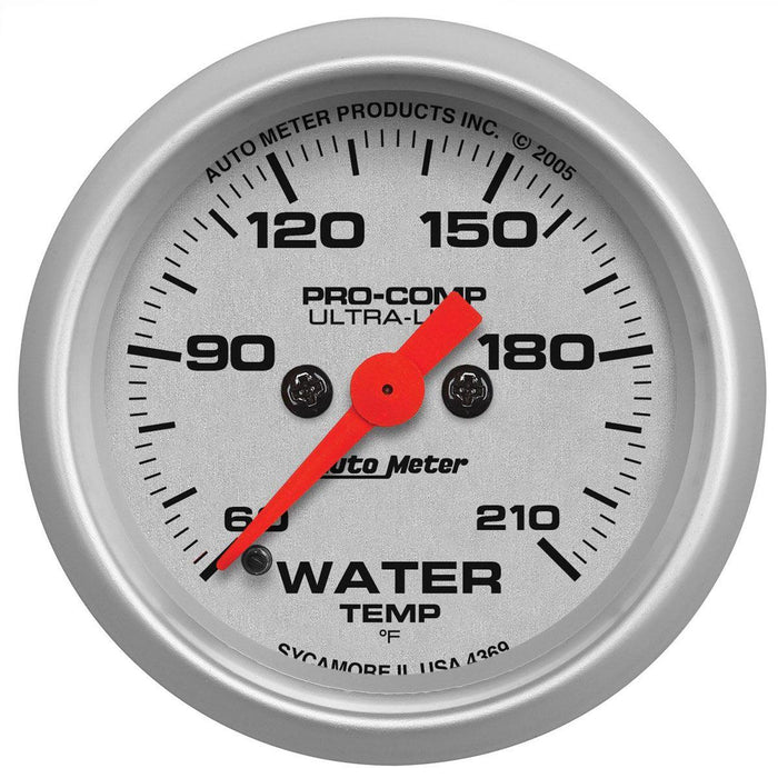 Autometer Ultra-Lite Series Water Temperature Gauge (AU4369)