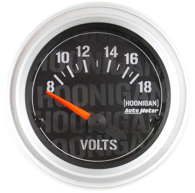Autometer Hoonigan Series Oil Voltmeter Gauge (AU4391-09000) AU4391-09000