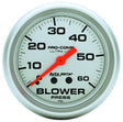AutoMeter Ultra-Lite Series Blower Pressure Gauge (AU4402)