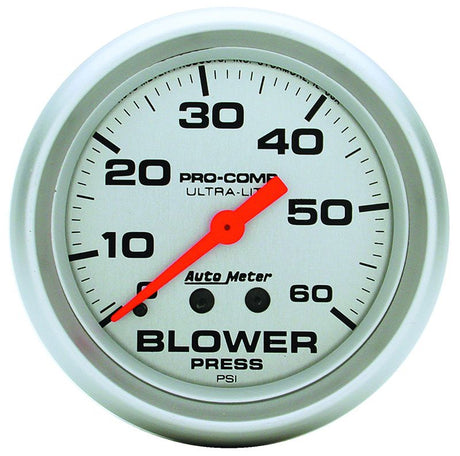 AutoMeter Ultra-Lite Series Blower Pressure Gauge (AU4402)