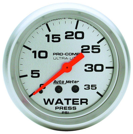 AutoMeter Ultra-Lite Series Water Pressure Gauge (AU4407) AU4407