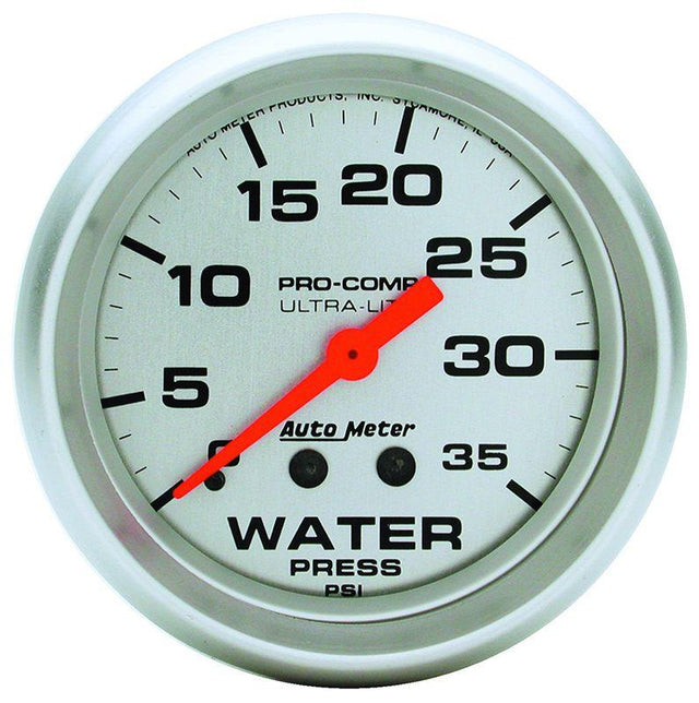 AutoMeter Ultra-Lite Series Water Pressure Gauge (AU4407) AU4407
