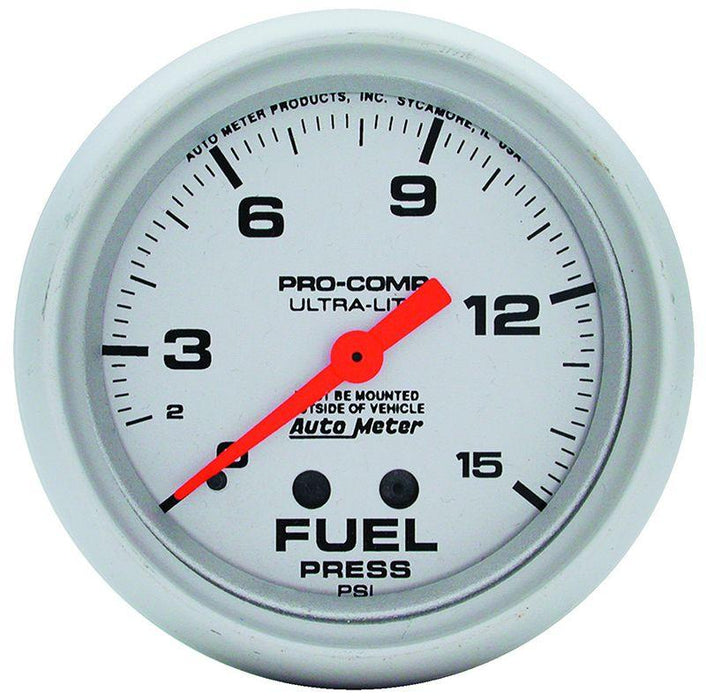 Autometer Ultra-Lite Series Fuel Pressure Gauge (AU4411)