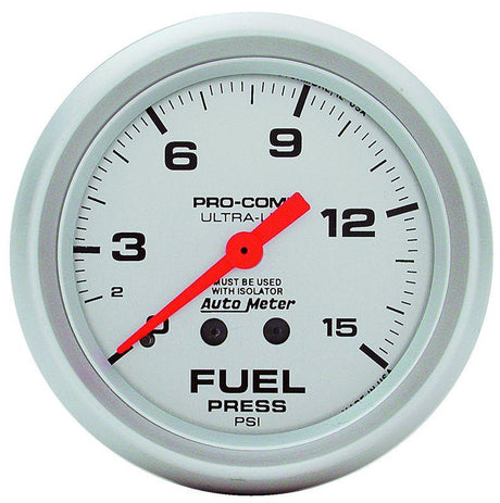 AutoMeter Ultra-Lite Series Fuel Pressure Gauge (AU4413) AU4413