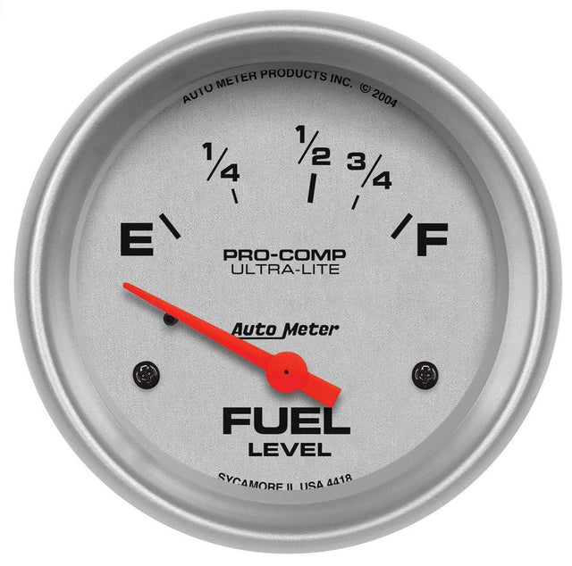 AutoMeter Ultra-Lite Series Fuel Level Gauge (AU4418) AU4418