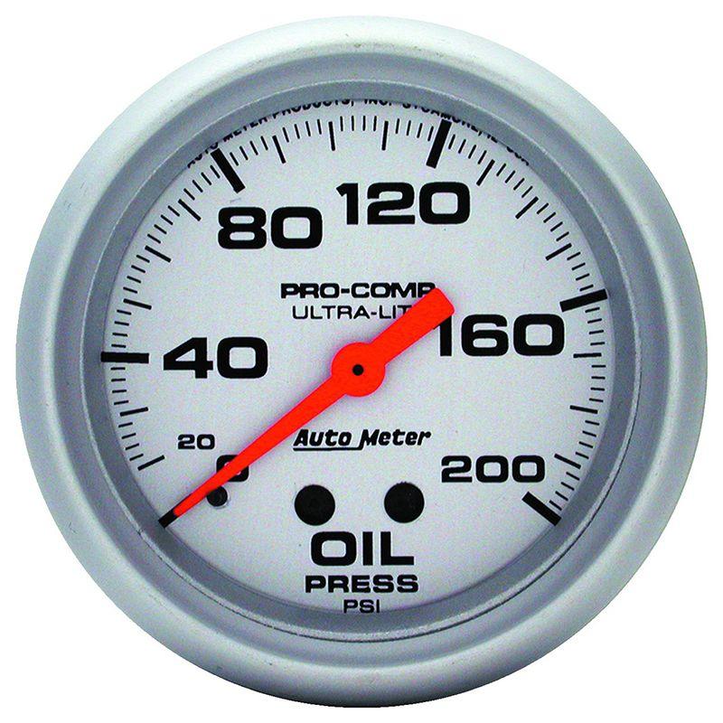 Autometer Ultra-Lite Series Oil Pressure Gauge (AU4422) AU4422