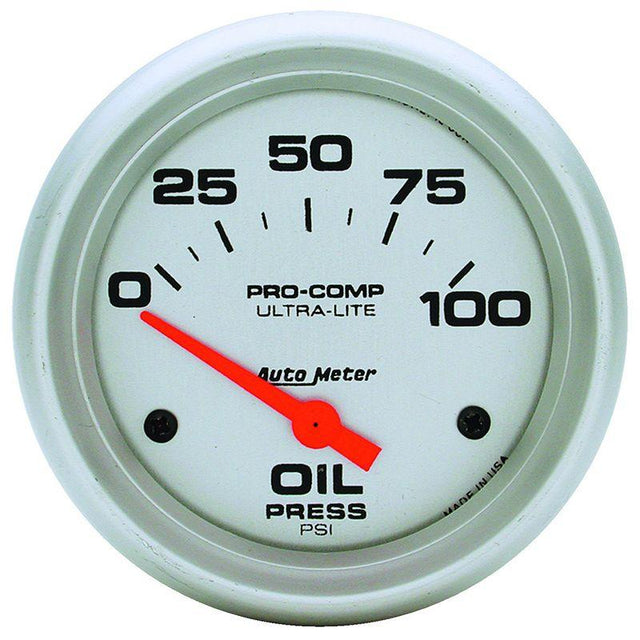 Autometer Ultra-Lite Series Oil Pressure Gauge (AU4427) AU4427