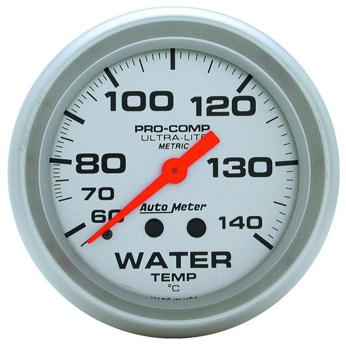 Autometer Ultra-Lite Series Water Temperature Gauge (AU4431-M)