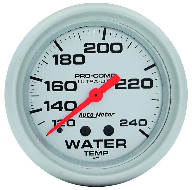 AutoMeter Ultra-Lite Series Water Temperature Gauge (AU4432) AU4432