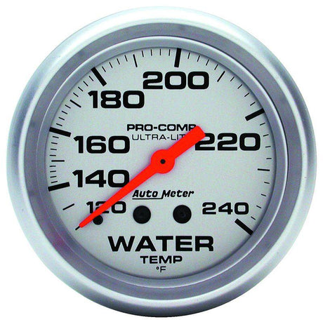 AutoMeter Ultra-Lite Series Water Temperature Gauge (AU4433) AU4433
