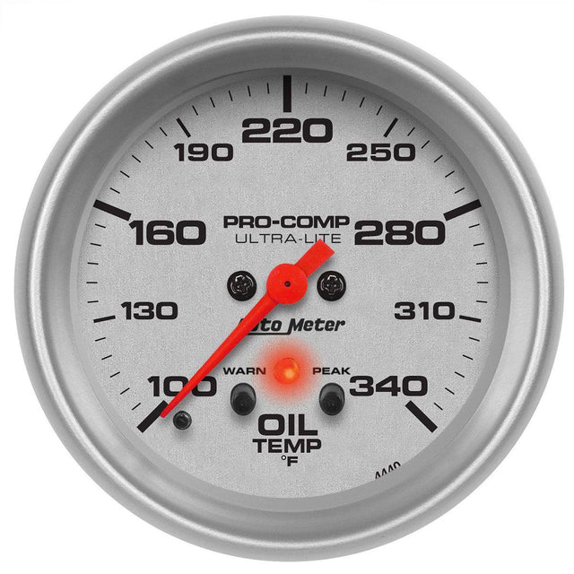 AutoMeter Ultra-Lite Series Oil Temperature Gauge (AU4440) AU4440