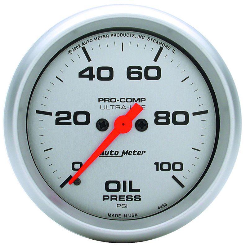 Autometer Ultra-Lite Series Oil Pressure Gauge (AU4453) AU4453