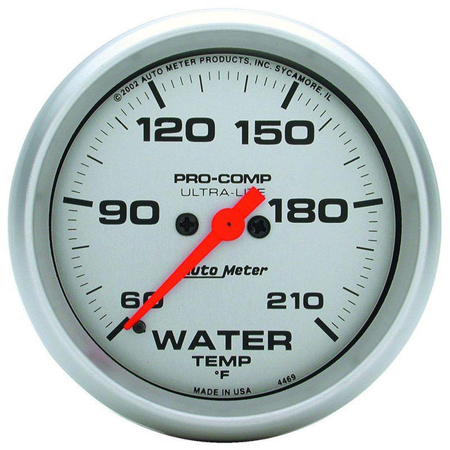 AutoMeter Ultra-Lite Series Water Temperature Gauge (AU4469) AU4469